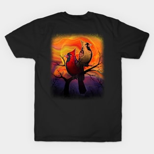 Red Cardinal bird T-Shirt